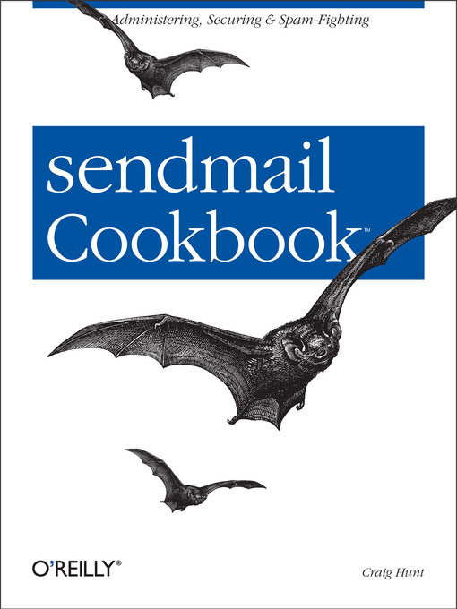 Title details for sendmail Cookbook by Craig Hunt - Available